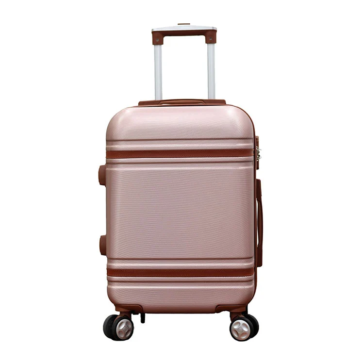Bagagli in ABS con cinghie in finta pelle